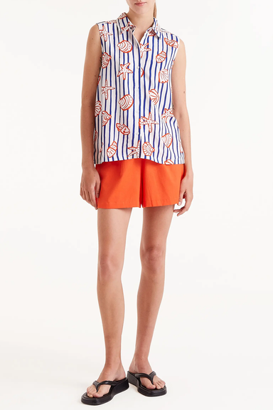 Women's Compania Fantastica Sea Stripe S/L Blouse