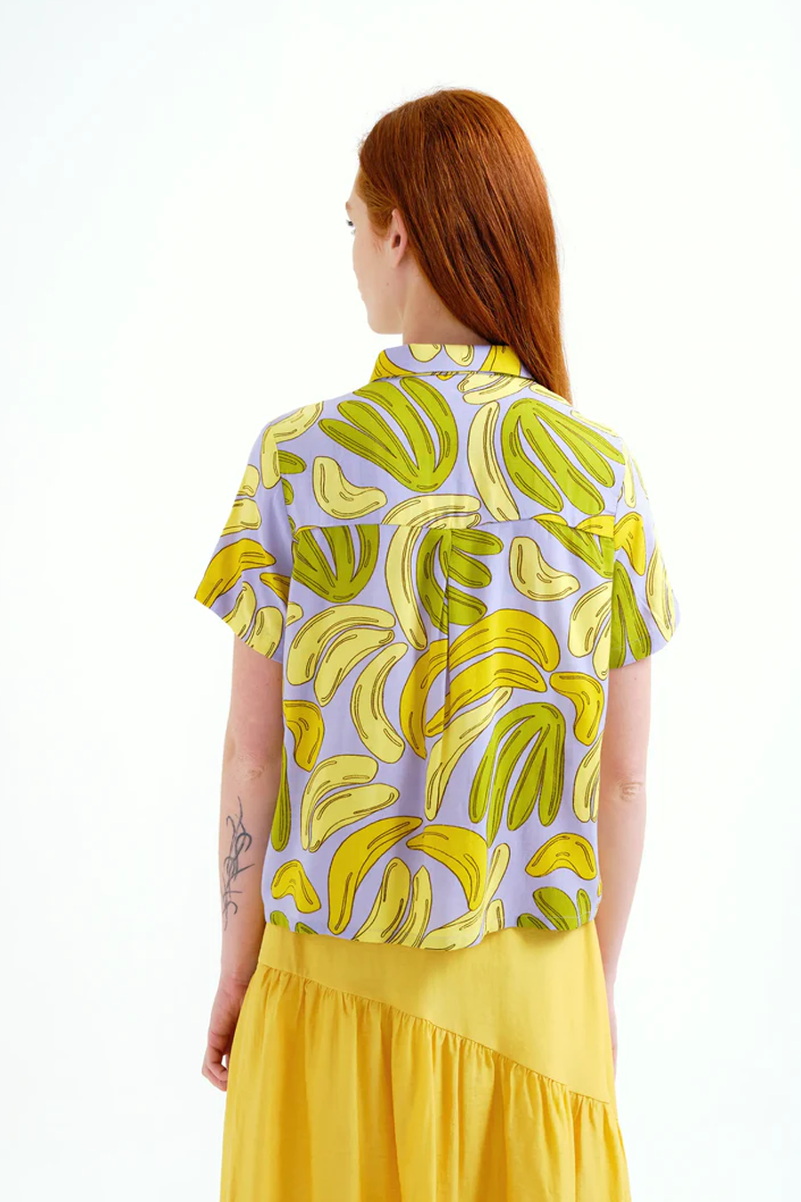Women's Compania Fantastica Vacation Blouse in Bananas