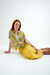 Women's Compania Fantastica Vacation Blouse in Bananas