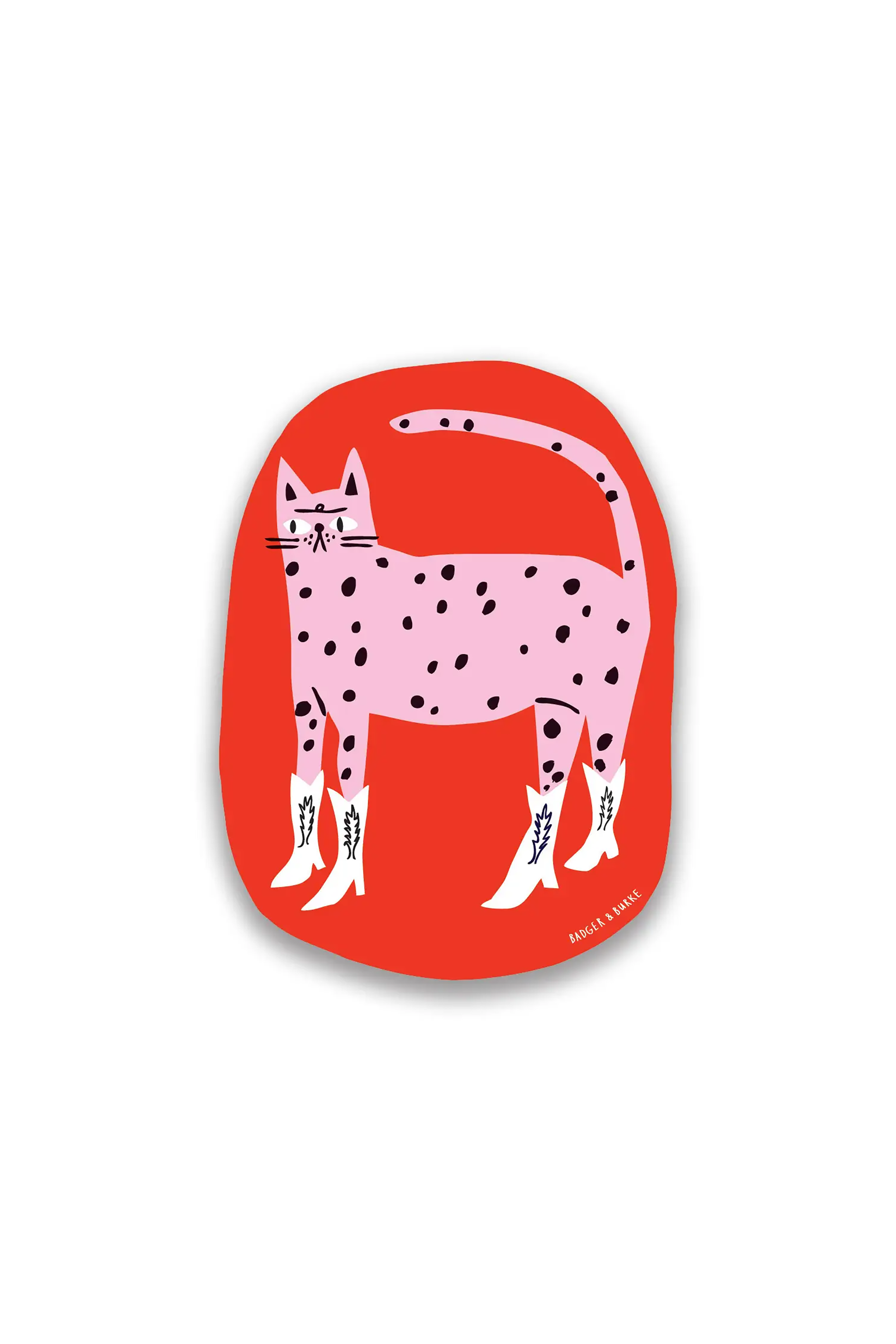 Cowboy Kitty Sticker