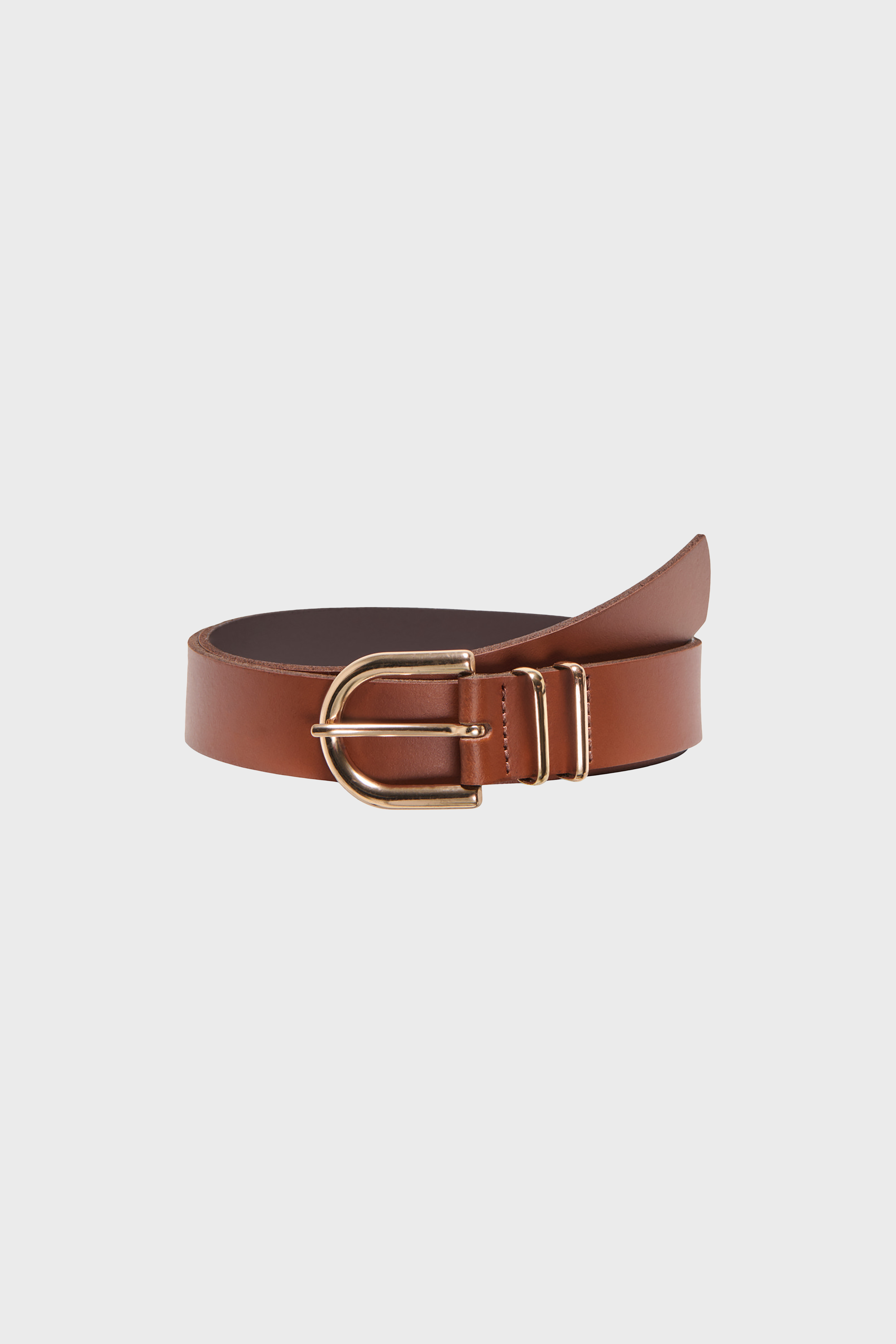 Dakota Leather Belt in Cognac