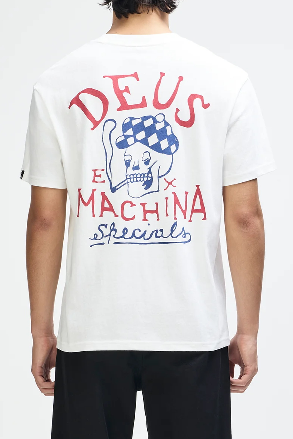 Men's Deus Ex Machina Bobskull Tee in White
