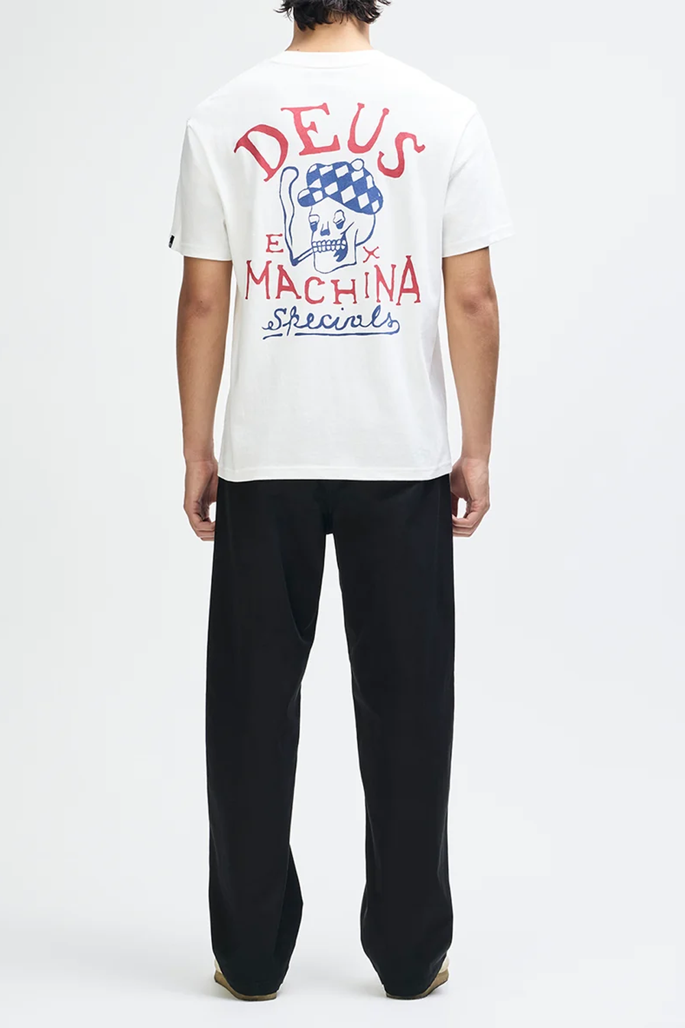 Men's Deus Ex Machina Bobskull Tee in White