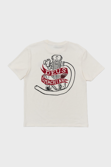 Men's Deus Ex Machina Jailer Sappy Tee in White