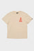 Men's Deus Ex Machina Raptor Tee in Dirty White