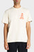 Men's Deus Ex Machina Raptor Tee in Dirty White