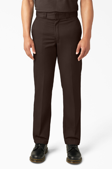 Men's Dickies Original Fit 874 Work Pant in Dark Brown