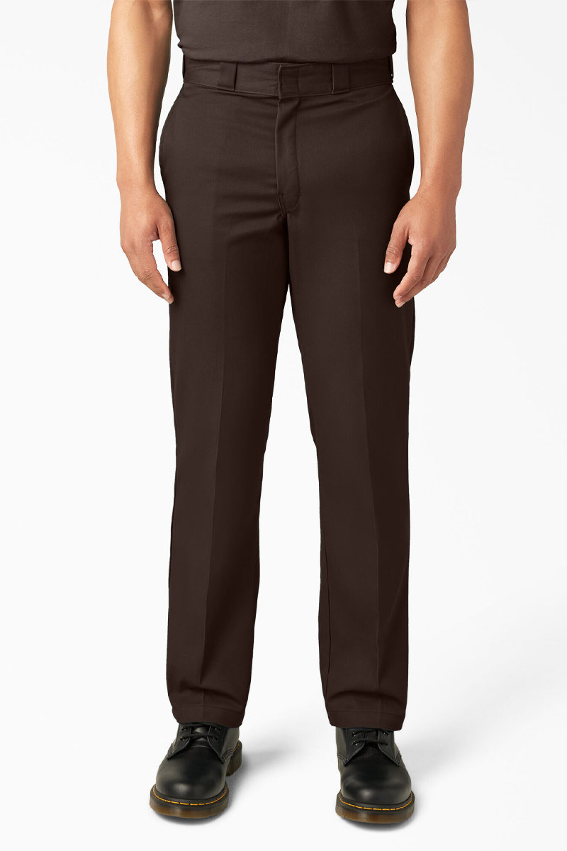 Men's Dickies Original Fit 874 Work Pant in Dark Brown