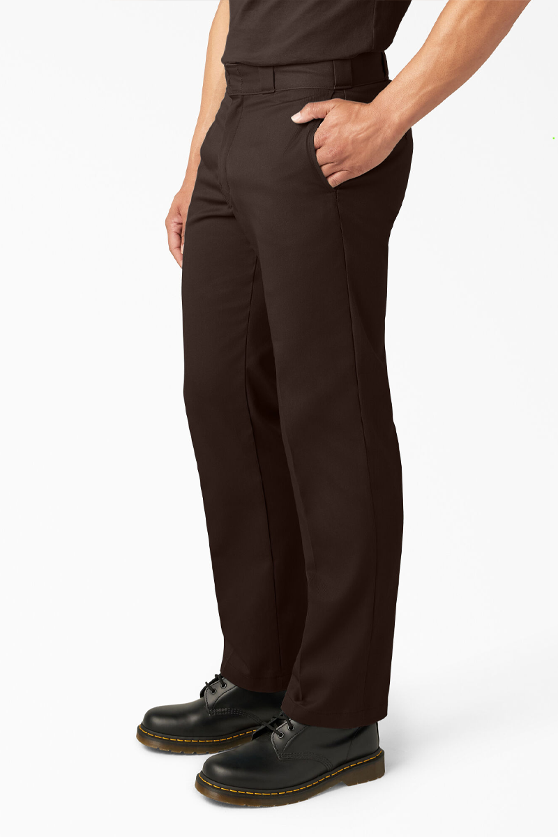 Men's Dickies Original Fit 874 Work Pant in Dark Brown