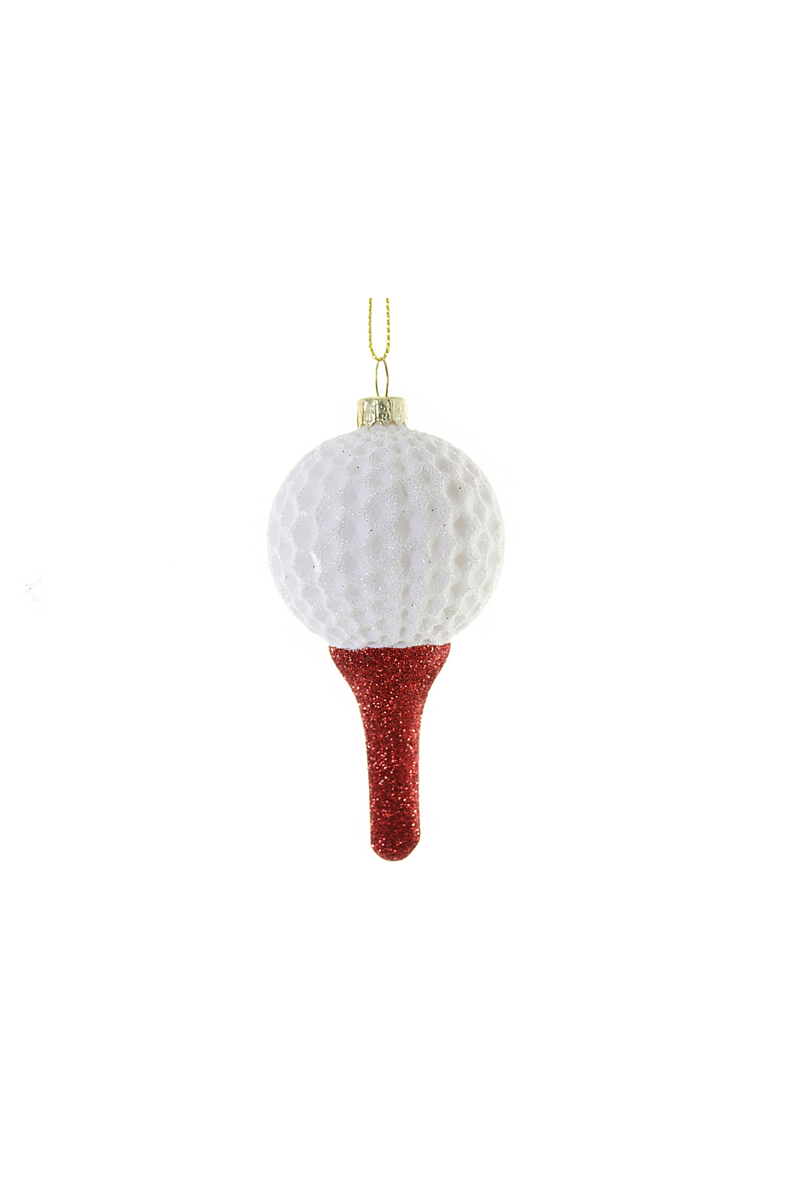 Golf Ball on Tee Ornament