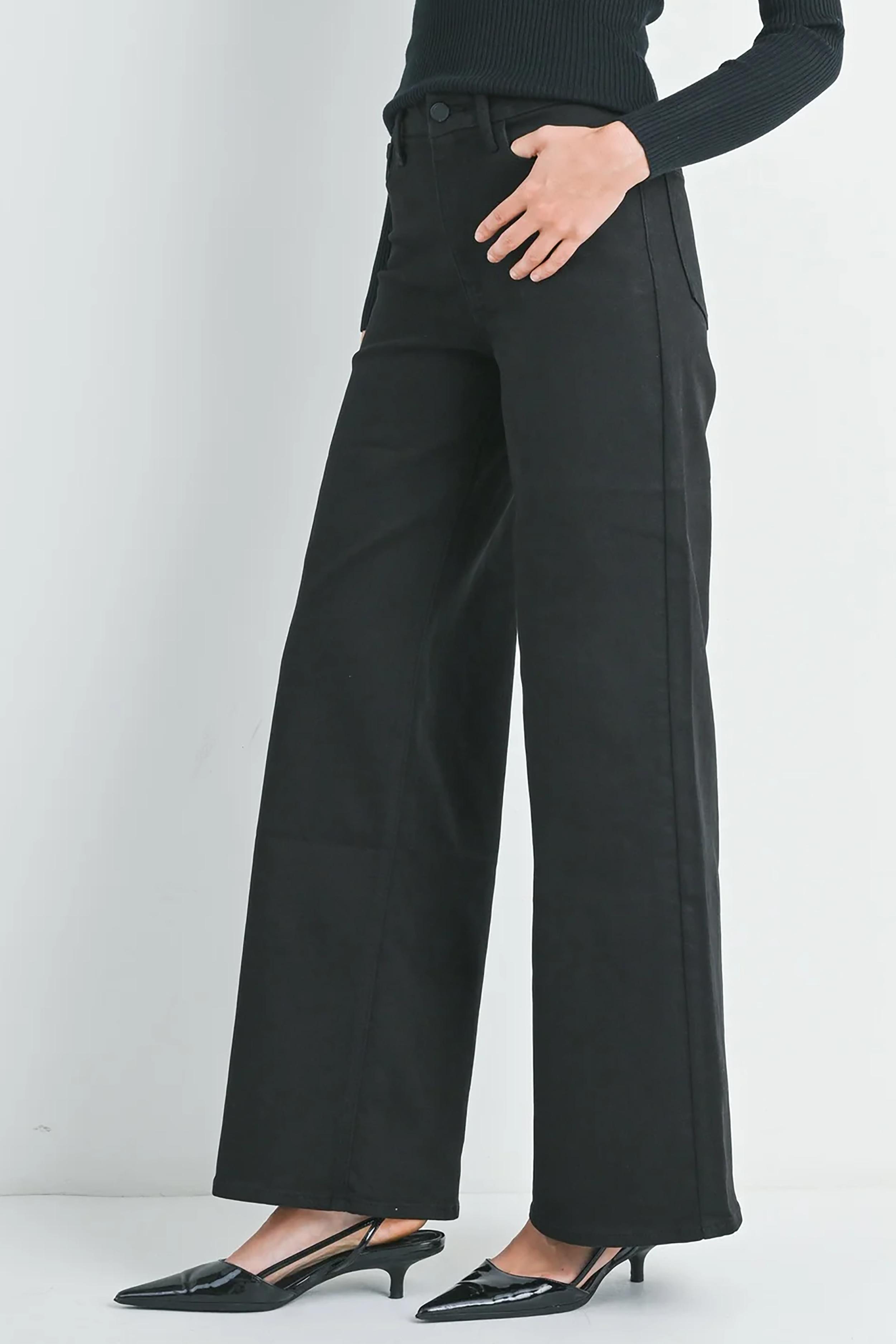 HR Palazzo Wide Leg in Black