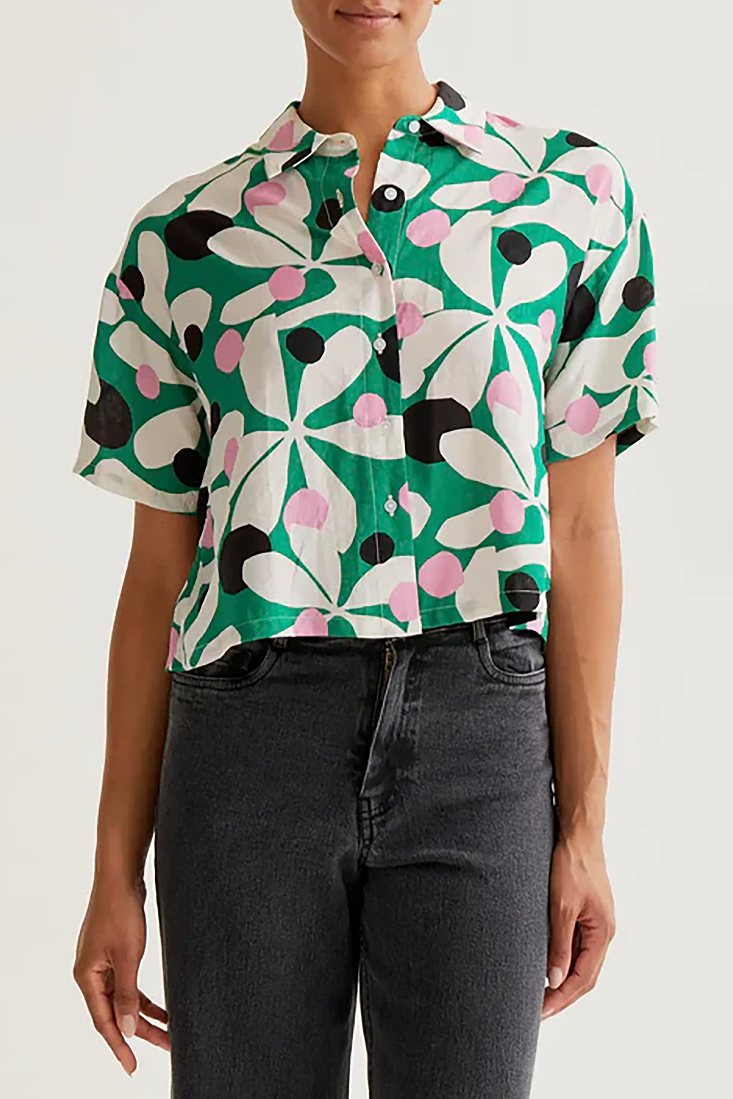 Hosta Print Shirt