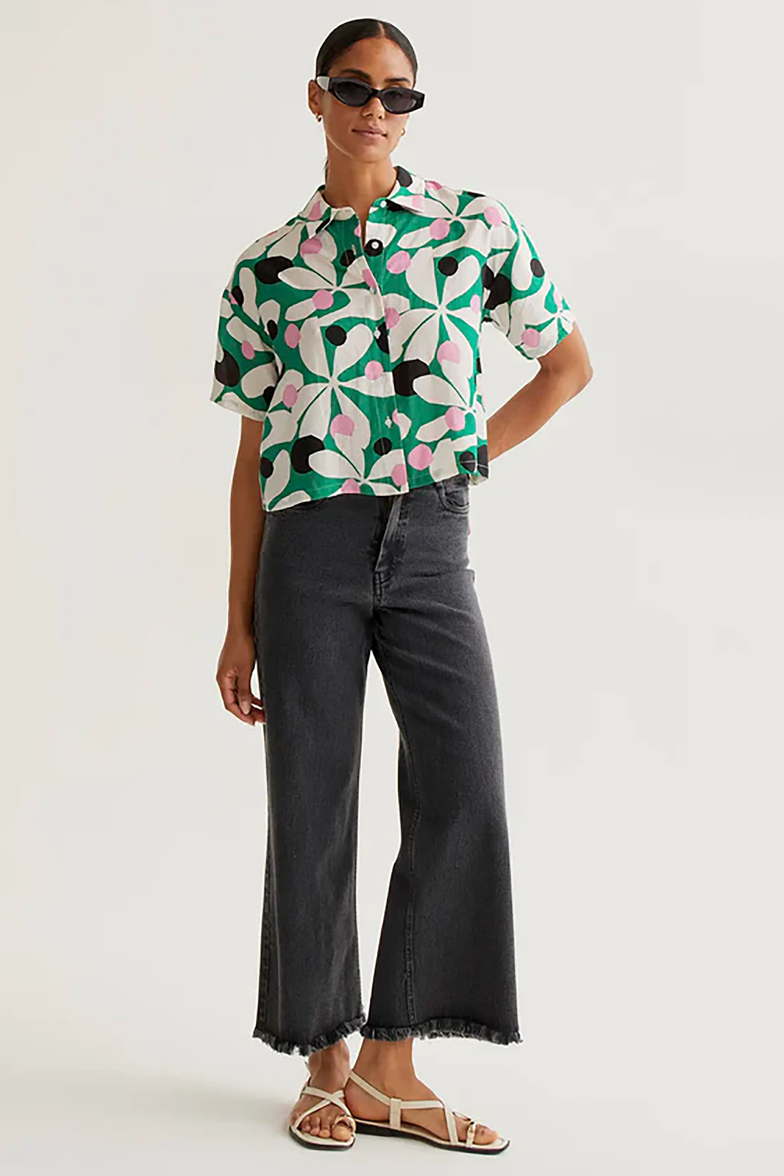 Hosta Print Shirt