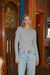 Women's Asymmetrical Raw Edge LS Top in Heather Gray