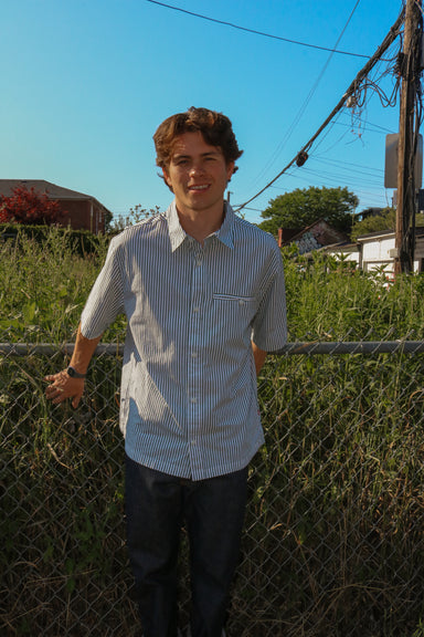 Men's Levi's SS Zandt Cropped Shirt in Waylon Stripe