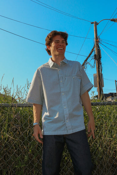 Men's Levi's SS Zandt Cropped Shirt in Waylon Stripe