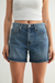 Women's Just Black Denim Vintage HR Short in Medium Wash