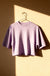 Women's JJXX Andrea Boxy Crop Tee in Purple Rose