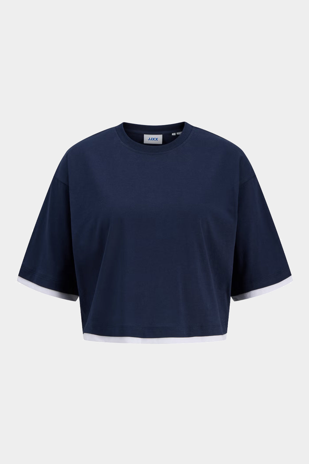 Women's JJXX Andrea Contrast Tee in Navy Blazer