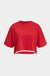 Women's JJXX Andrea Contrast Tee in Scarlet Sage