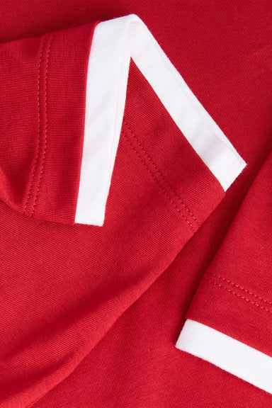 Women's JJXX Andrea Contrast Tee in Scarlet Sage