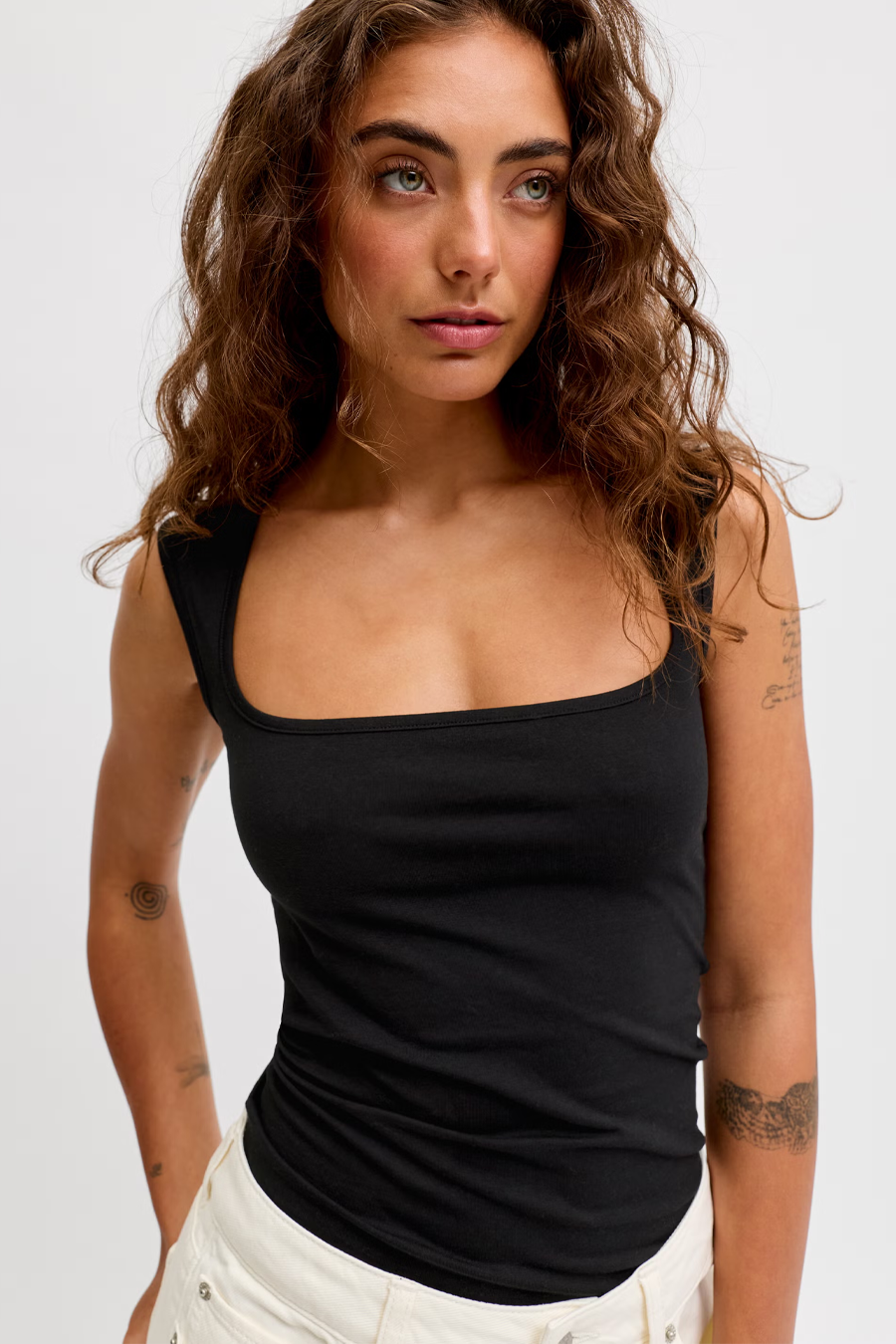 Women's JJXX Isabella Top in Black