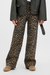 Women's JJXX Zoe Wide HR Pant in Leopard