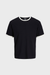 Men's Nantucket Ringer Tee in Black