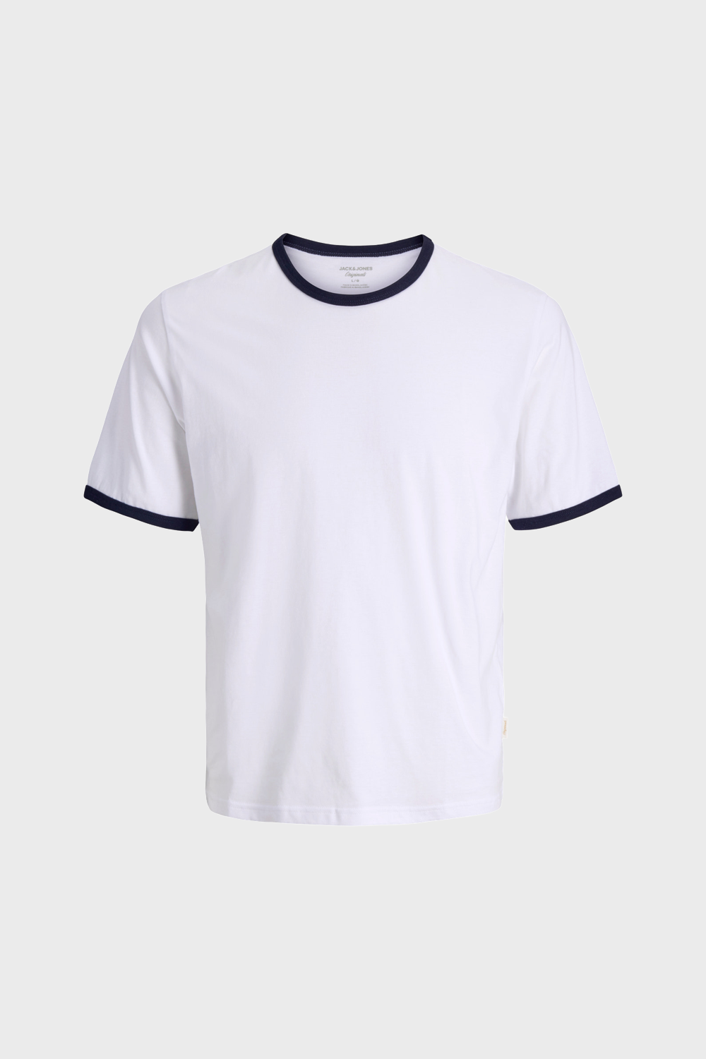 Men's Nantucket Ringer Tee in Bright White