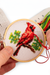 Kikkerland Mini Cross Stitch Cardinal Embroidery Kit