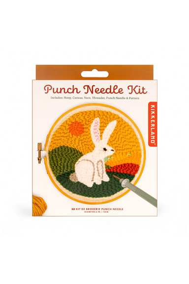 Kikkerland Hare Punch Needle Kit