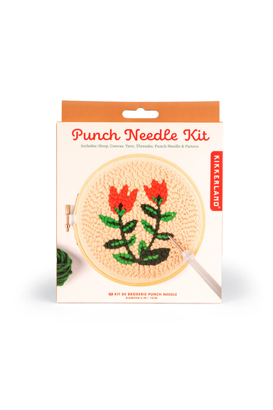 Kikkerland Tulips Punch Needle Kit