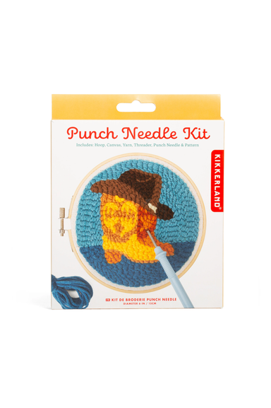 Kikkerland Western Punch Needle Kit
