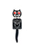California Clock Company Kit-Cat Klock in Classic Black Heart Eyes