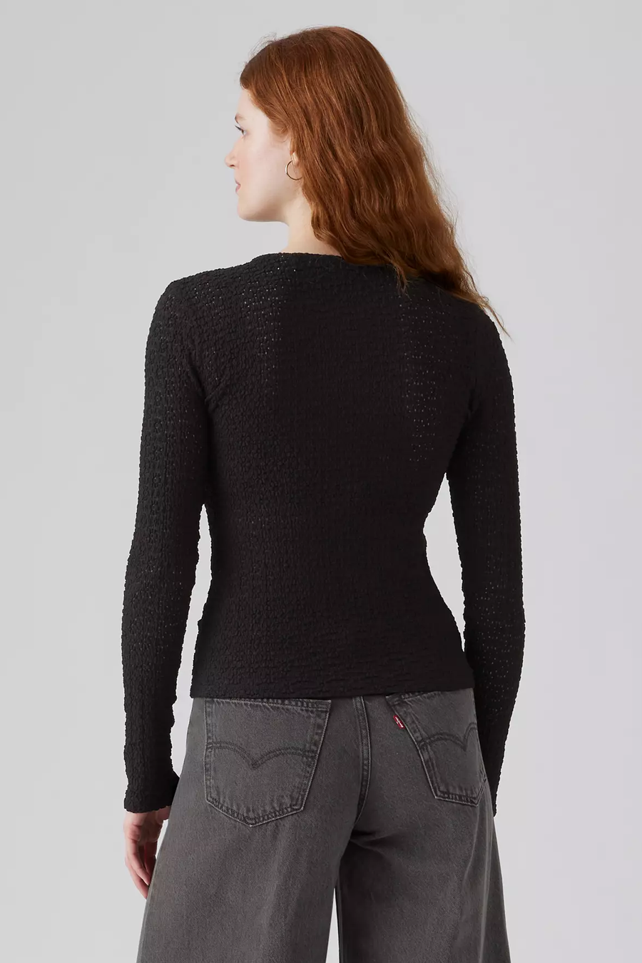 Women's Levi's Anika Crew in Anthracite Night