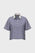 Women's Levi's Aries Rugby Polo in Allie Stripe Chambray