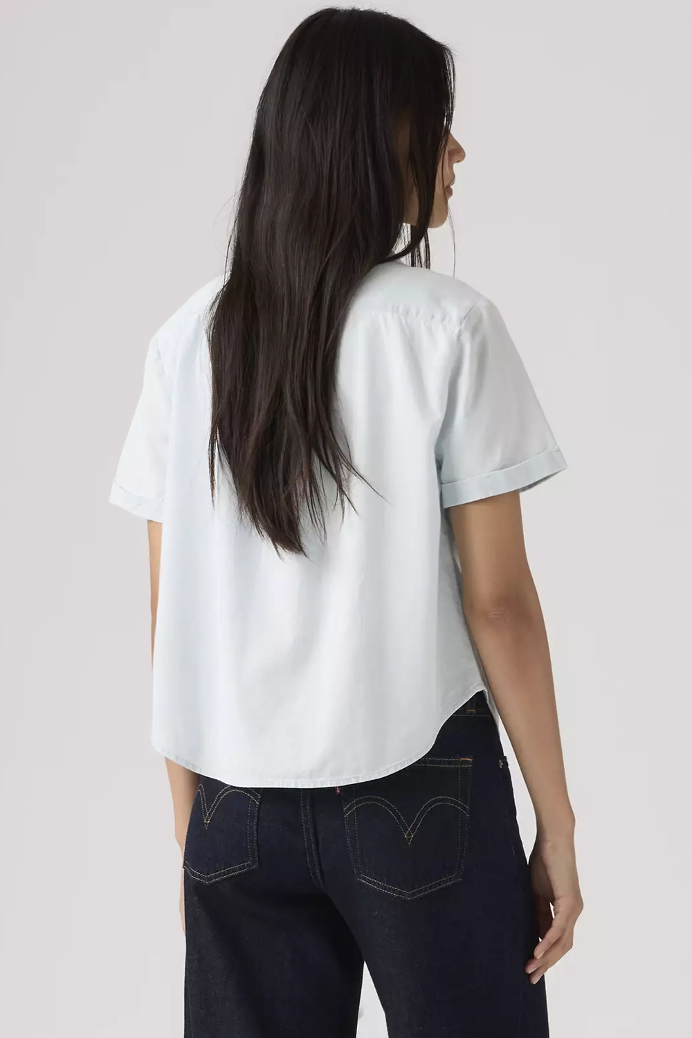 Women's Levi's Bennie SS Camp Shirt in Watch Me