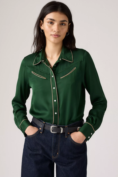 Women's Levi's Bradie Archival Shirt in Mountain View