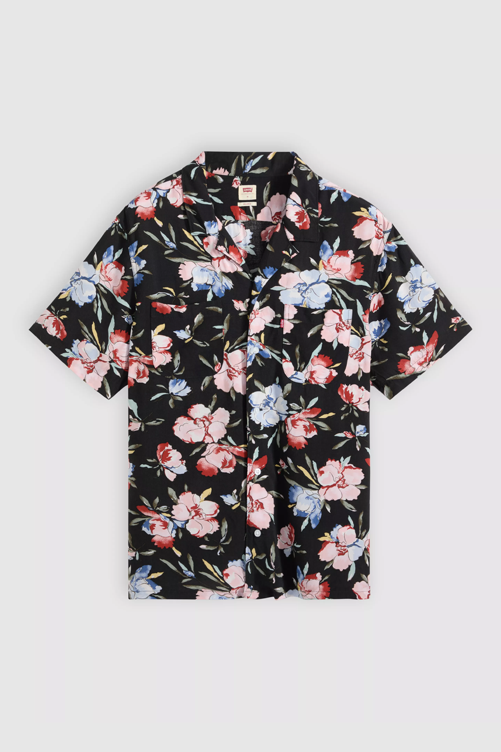 Men's Levi's SS Classic Camper in Brushstroke Floral Black