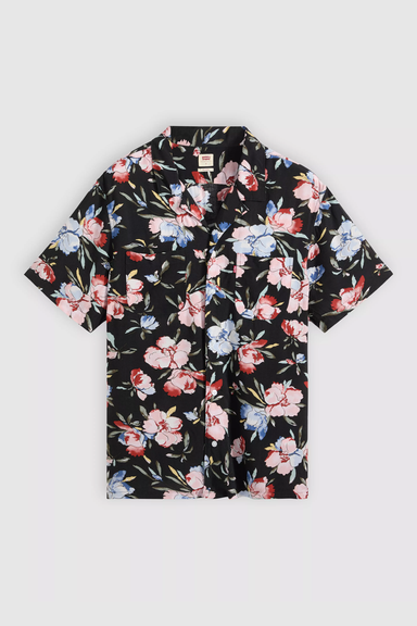 Men's Levi's SS Classic Camper in Brushstroke Floral Black