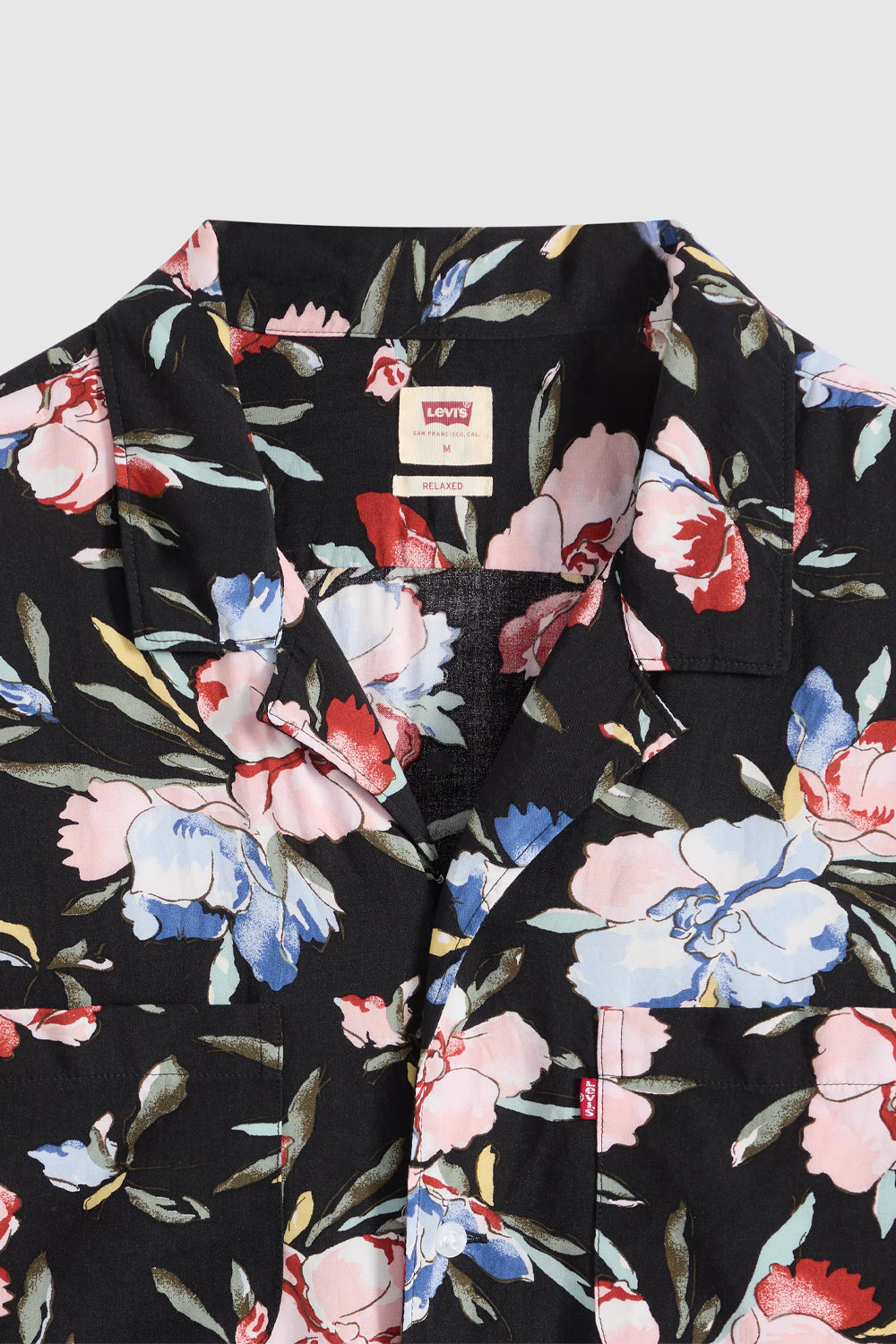 Men's Levi's SS Classic Camper in Brushstroke Floral Black