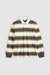 Men's Levi's Classic L/S Rugby in Branco Stripe
