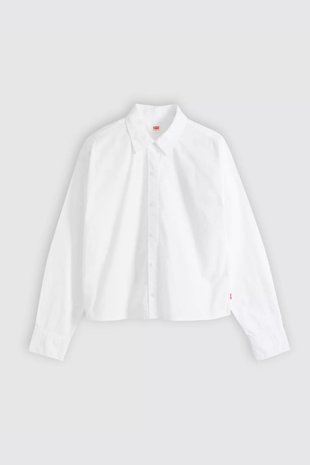 Women's Levi's Cropped Harlie Shirt in Bright White