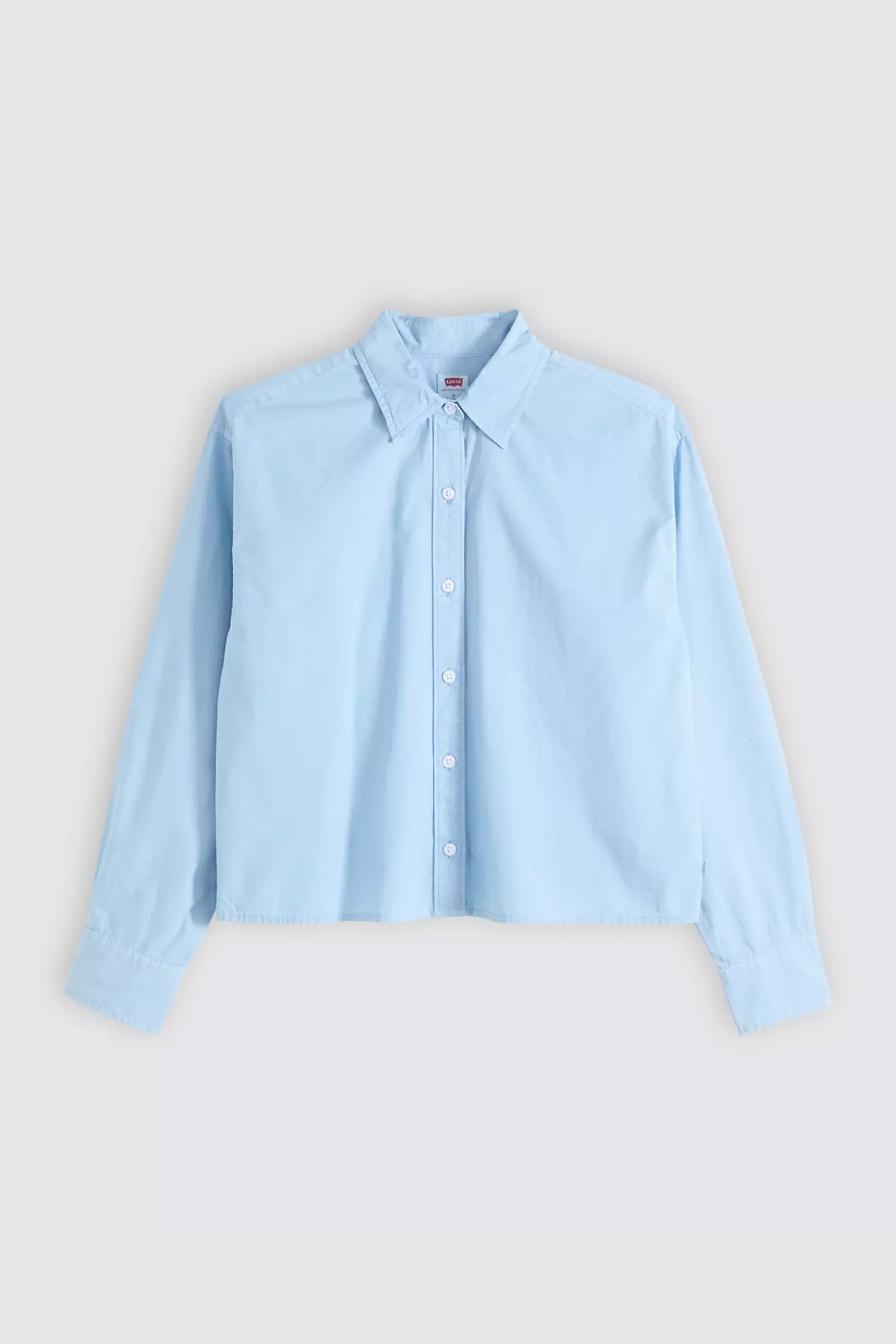 Women's Levi's Cropped Harlie Shirt in Glacier Lake