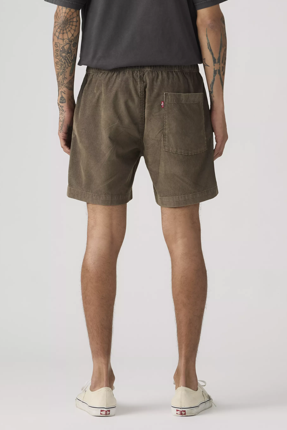 Men's Levi's Easy Shorts in Maitake Brown Cord