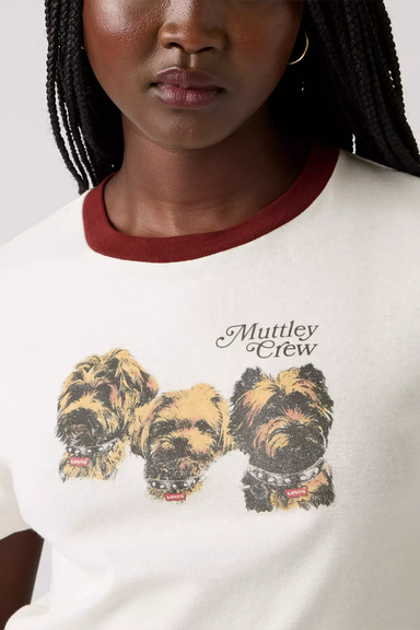 Women's Levi's Essential Sporty Tee in Muttley Crew