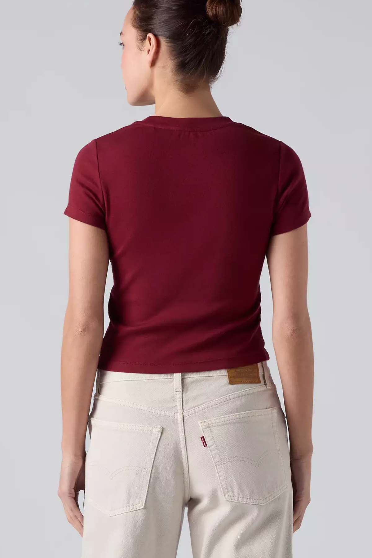 Women's Levi's Graphic Essential Baby Tee in True Blue Locket