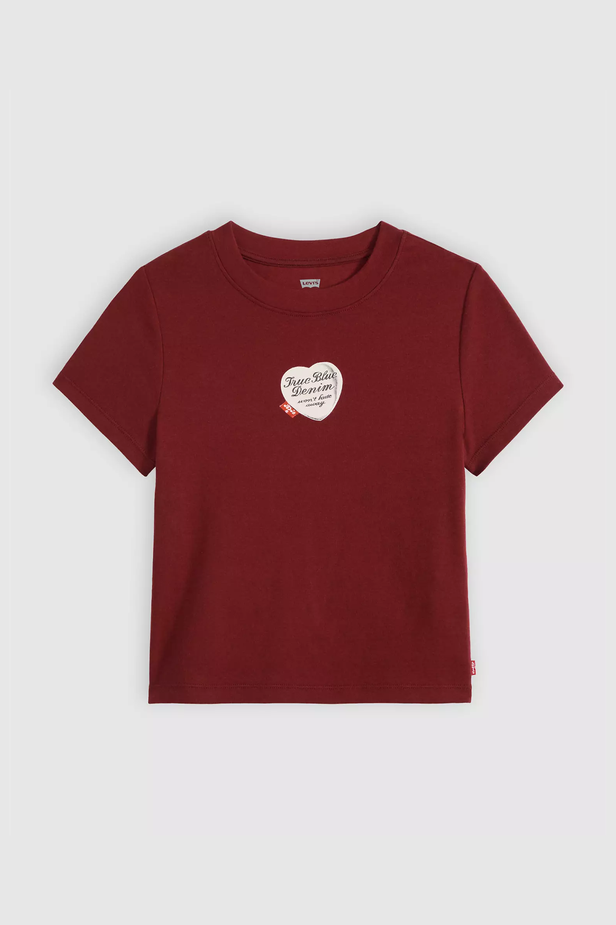 Women's Levi's Graphic Essential Baby Tee in True Blue Locket