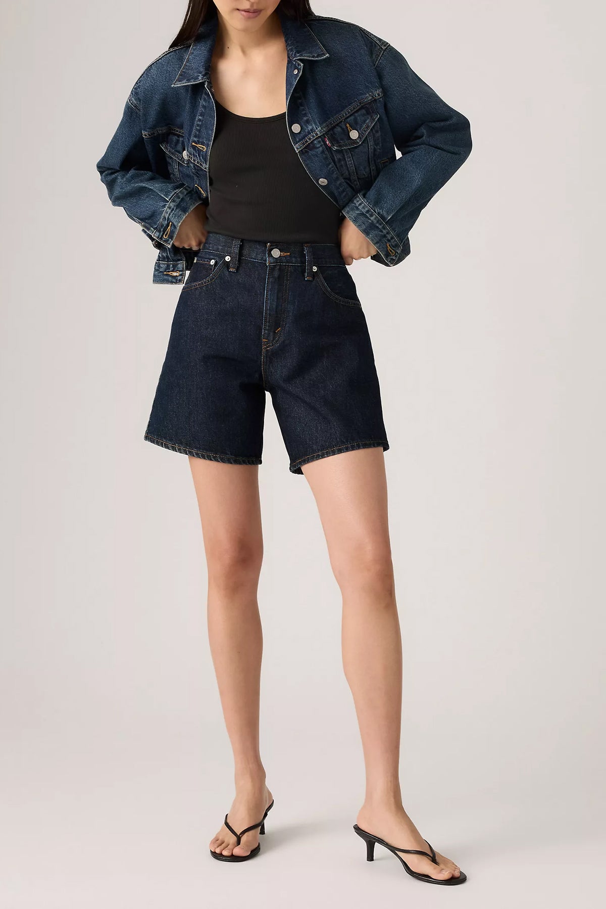 Women's Levi's High Rise Baggy Short in Remember Together