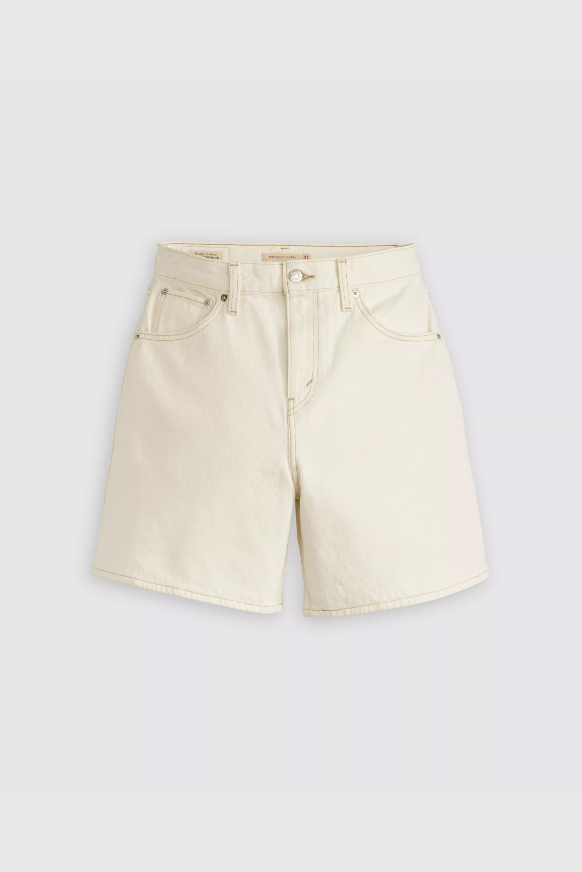 Women's Levi's High Rise Baggy Short in Snowing in LA